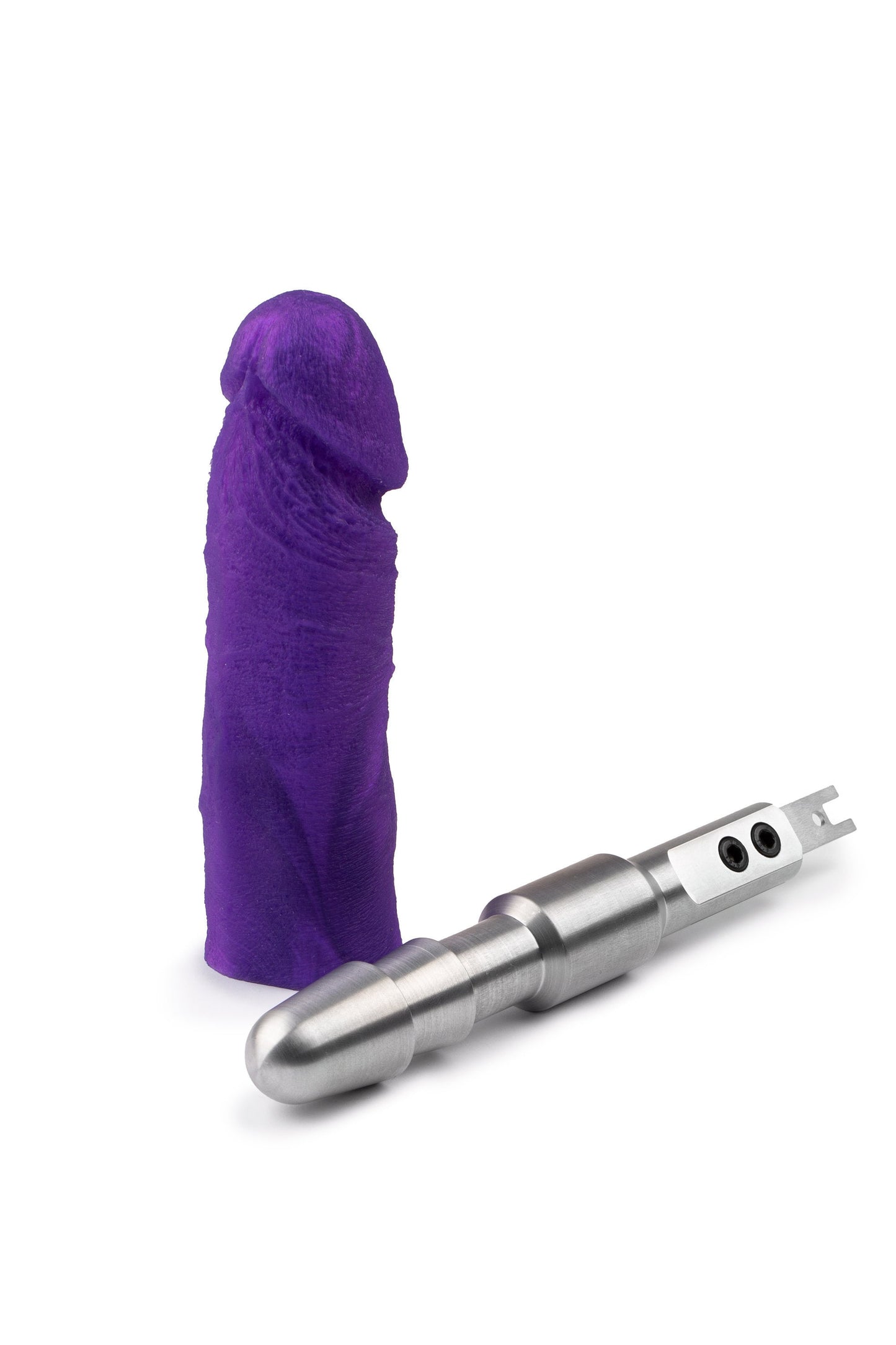 Reciprocating Saw Adapter With 6 inch Purpule Vac-u-Lock Dildo(RSA adapter+Dildo)