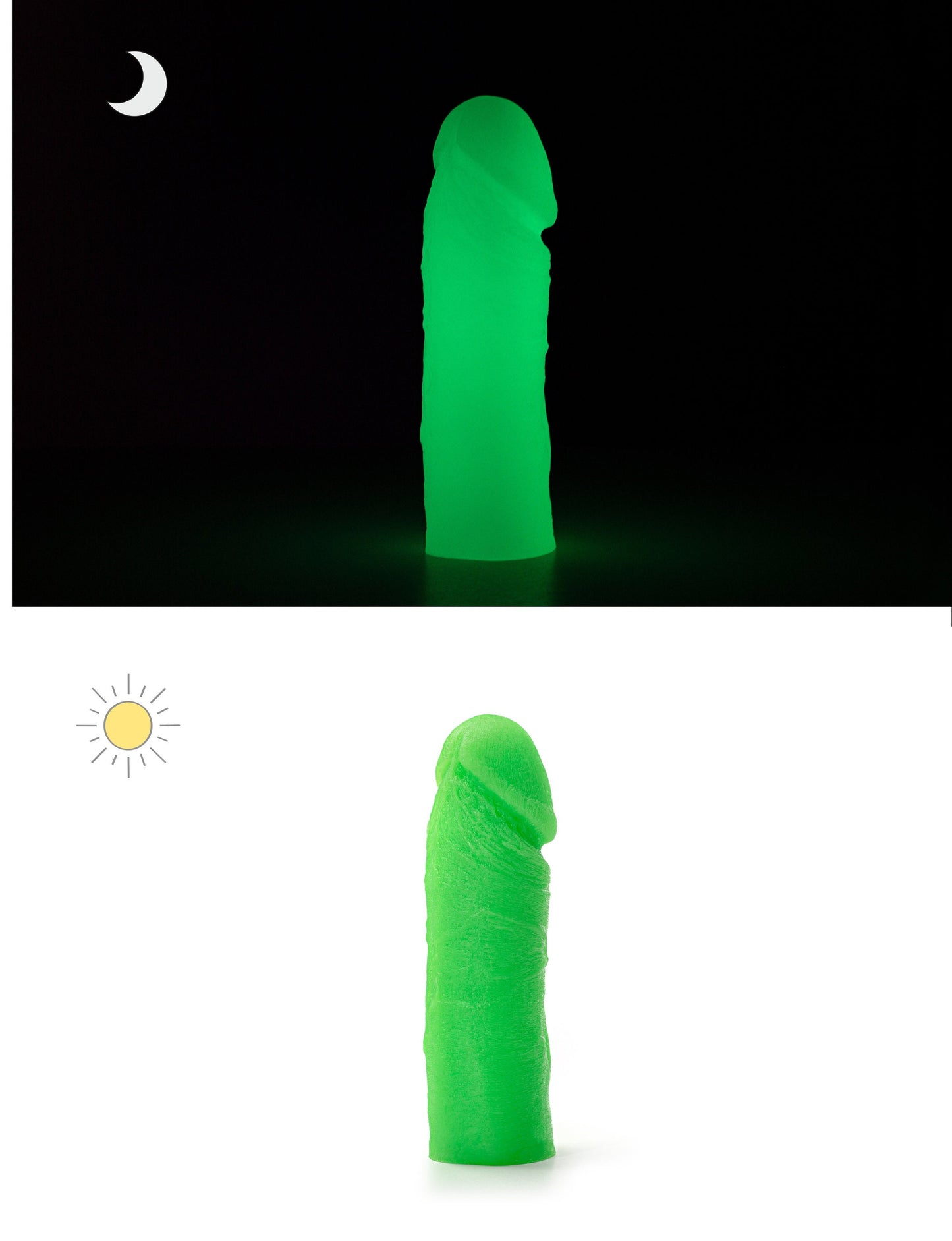 Reciprocating Saw Adapter With 6 inch Green Glow In The Dark Vac-u-Lock Dildo(RSA adapter+Dildo)