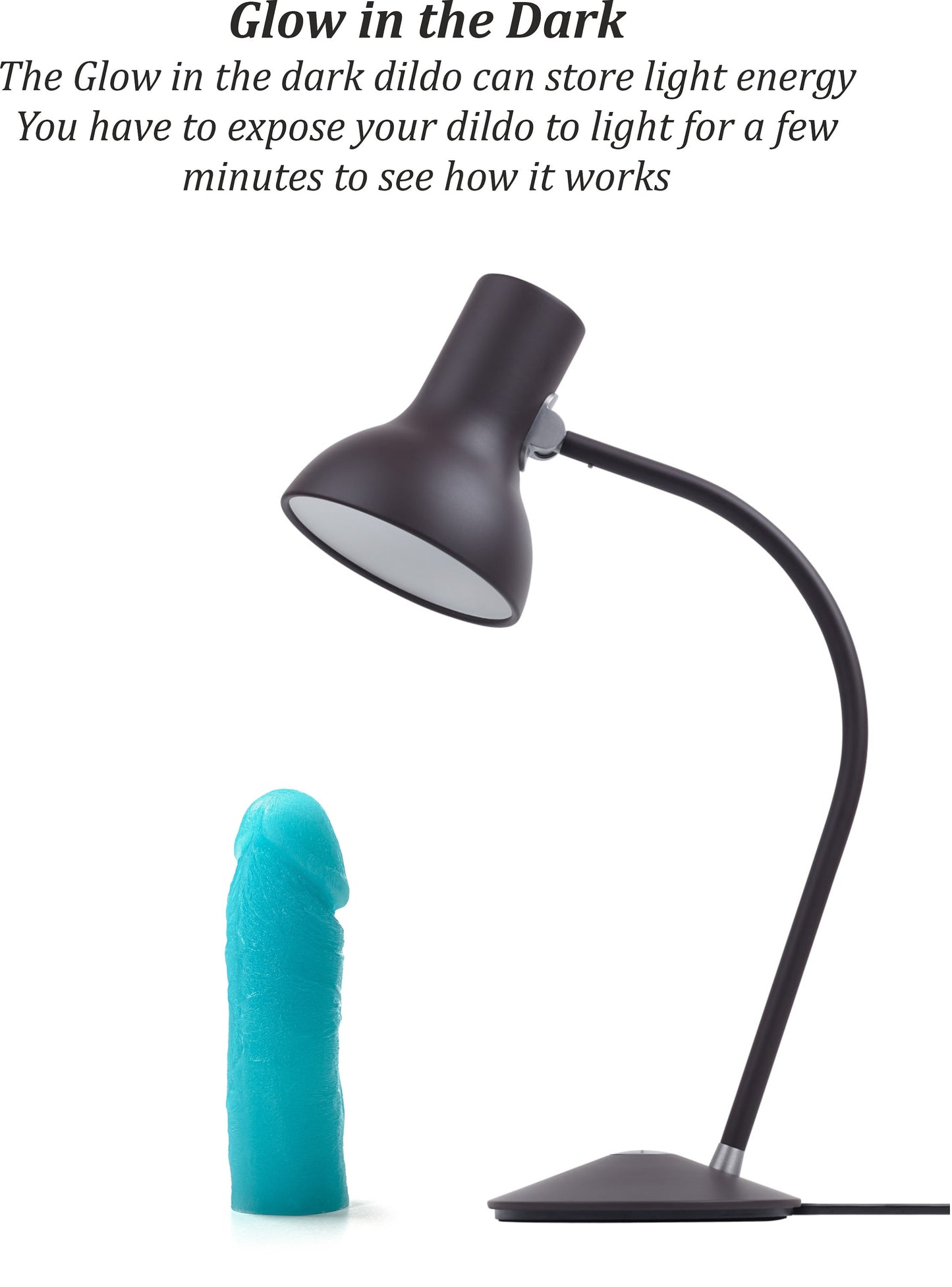 Reciprocating Saw Adapter With 6 inch Aqua Glow In The Dark Vac-u-Lock Dildo(RSA adapter+Dildo)