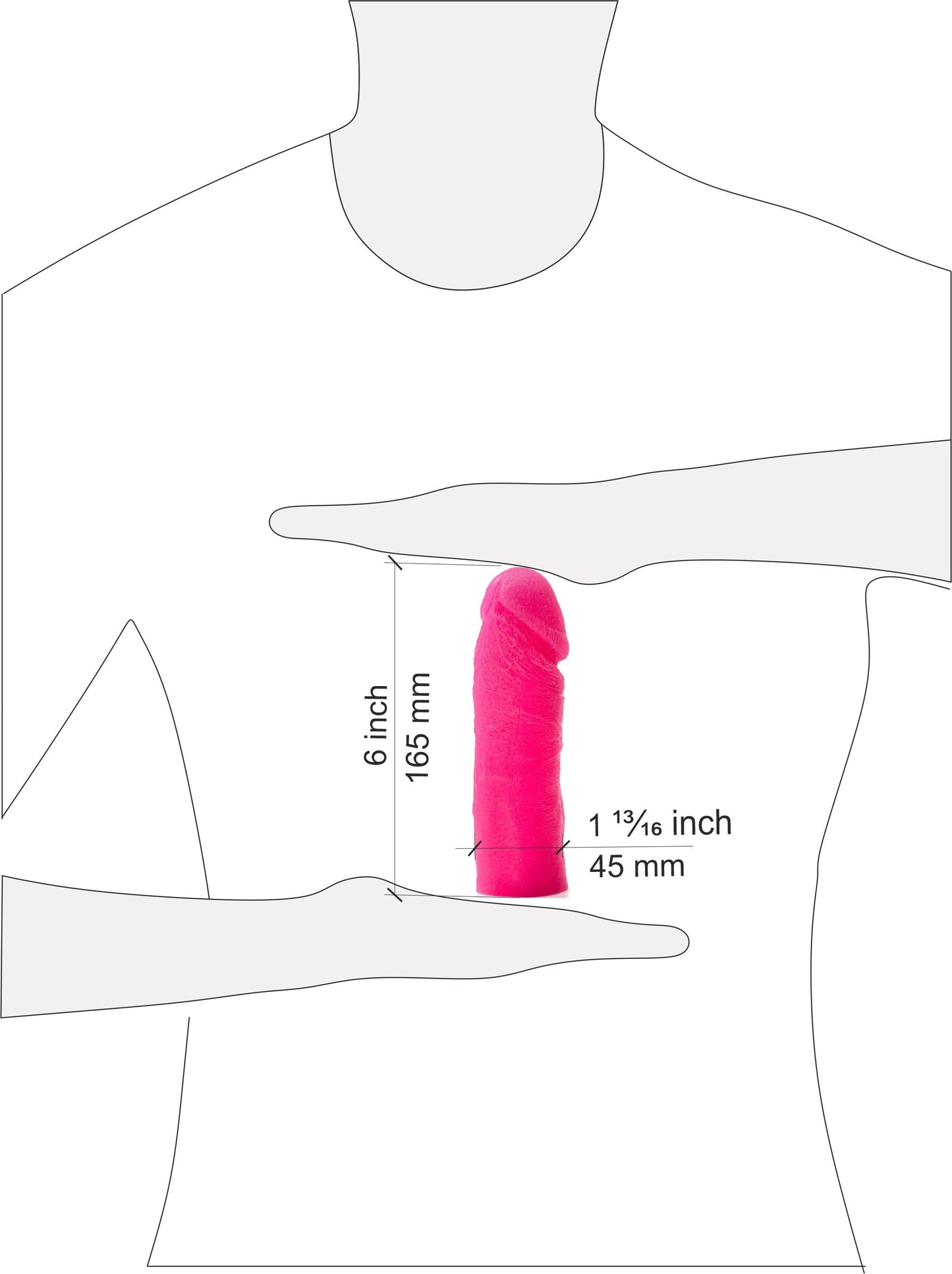 Reciprocating Saw Adapter With 6 inch Pink Glow In The Dark Vac-u-Lock Dildo(RSA adapter+Dildo)