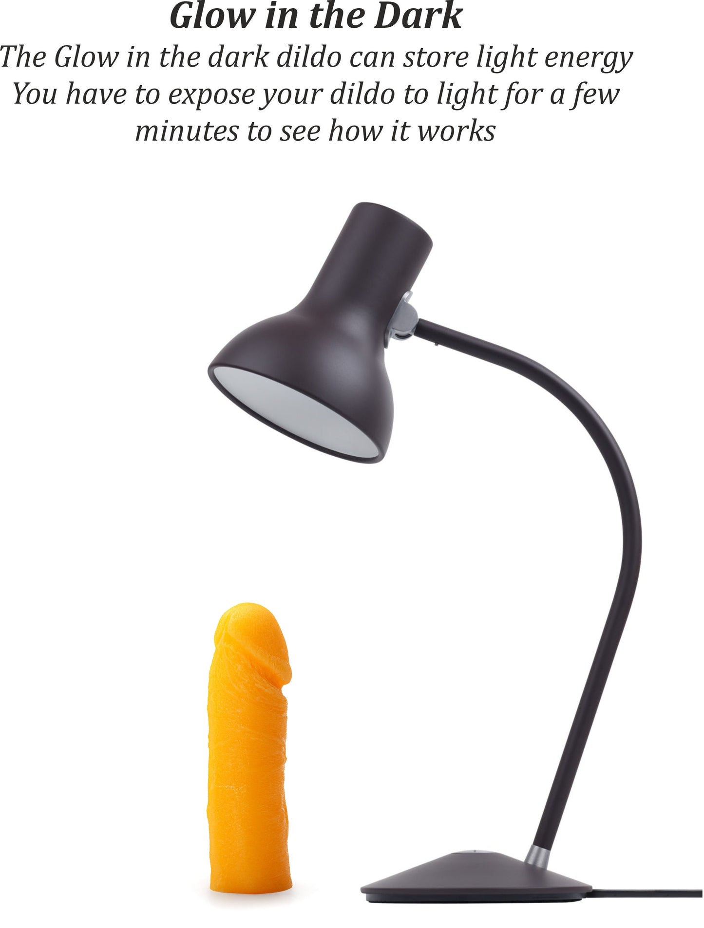 Reciprocating Saw Adapter With 6 inch Orange Glow In The Dark Vac-u-Lock Dildo(RSA adapter+Dildo)
