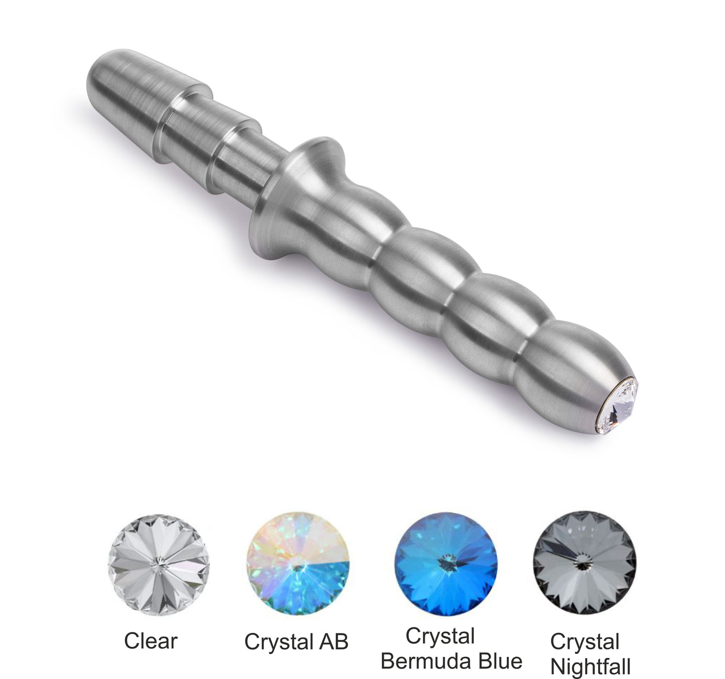Vac-U-Lock Handle With Swarovski Clear Crystal